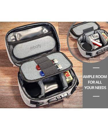 Smell Proof Odorless Bag with Combination Lock - Stash Box & Medicine Container - Buy Online on GoSupps.com