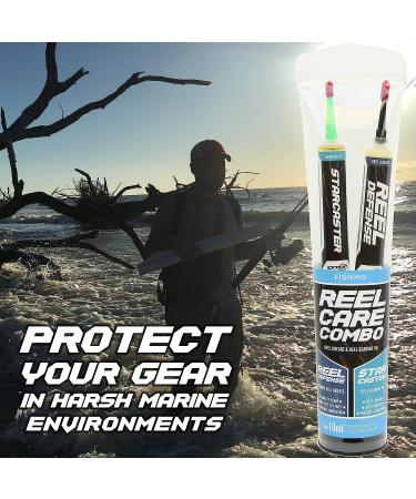 Extant Labs Reel Care Combo: Fishing Reel Oil & Grease Kit - Spinning/Baitcasting, Freshwater/Saltwater, Hardwater Maintenance - 2X 10ml Syringe - Low Temp Performance - Buy Online on GoSupps.com