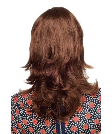 WIG ME UP - Quality Brown Brunette Wig with Bangs | Medium Length Curly Wavy Hair | CM-177-8 - Perfect for International Shipping - Buy Online on GoSupps.com