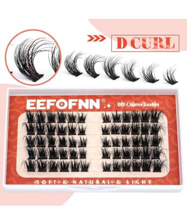 Mink Cluster Lashes: Fluffy DIY Individual Eyelash Extensions by Eefofnn (8mm-16mm Mixed Length) - Buy Online on GoSupps.com