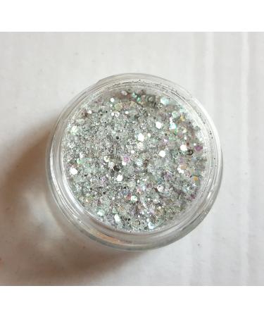 New nail art glitter mix silver/white multi color glitter powder glitter sequades powder dust powder glitter 3g jack insertion for familiarization in gelnail nail design