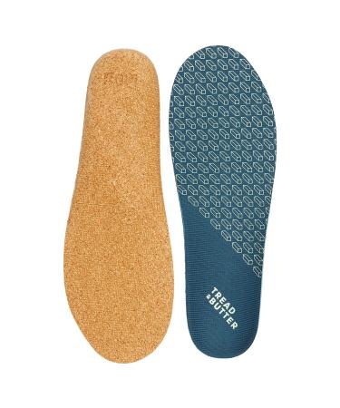Tread & Butter Traverse Low Arch Cork Insole Grey 7 M 7 M Grey