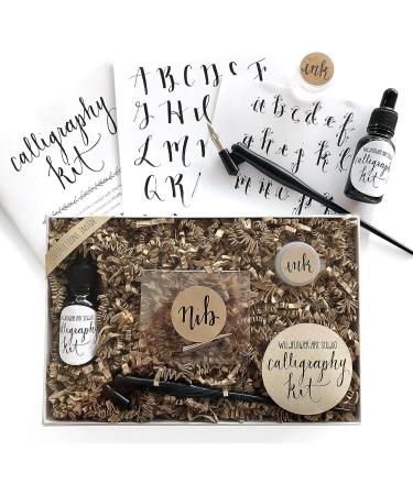 Calligraphy Starter Kit - Beginner Modern Calligraphy Set with Oblique Pen and Nib - Buy Online on GoSupps.com