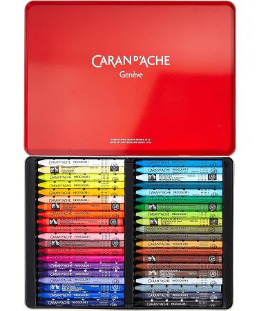 Caran d'Ache Neocolor Pastels - 40 Colors, Multicolour Set - Buy Online on GoSupps.com