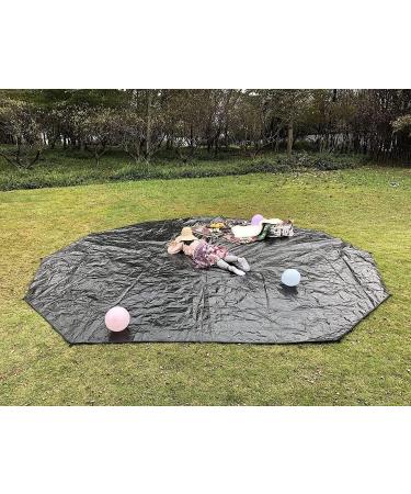 CACKOK Bell Tent Footprint Mat - Waterproof Groundsheet for Yurt & Teepee Tents - Portable Black Tarp for Picnics & Camping - 9.8FT - Buy Online on GoSupps.com
