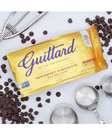 Guittard Semi-Sweet Chocolate Chips 12 oz - Premium Baking Chocolate for International Shipping - Buy Online on GoSupps.com