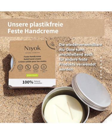 Niyok Firm hand cream "Sensitiv" (50g) Hand balm for sensitive and sensitive skin Fragrance-free hand cream Fast and natural absorption Basic lotion - Buy Online on GoSupps.com