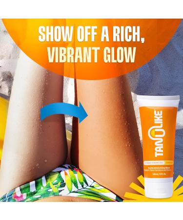 TAN U LIKE Exotic Carrot Tanning Gel - Advanced Moisturizing Formula with Vitamin E Beta-Carotene and Coconut Oil - Luxurious Coconut Carrot Fragrance - 148ml/5 Fl Oz - Pack of 2 - Buy Online on GoSupps.com