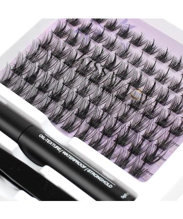 Individual Lashes Extension Kit | Spire Wheat 9-15mm Mix False Eyelashes with Lash Glue and Applicator | Soft Natural Cluster Lashes Extensions Kit | Portable Home Use | 1 Pack - Buy Online on GoSupps.com