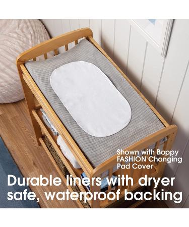 Boppy Changing Pad Liner 3-Pack | Waterproof Crisp White Terrycloth | Mess-Free Diaper Changes | On-the-Go Use | Machine Washable - Buy Online on GoSupps.com