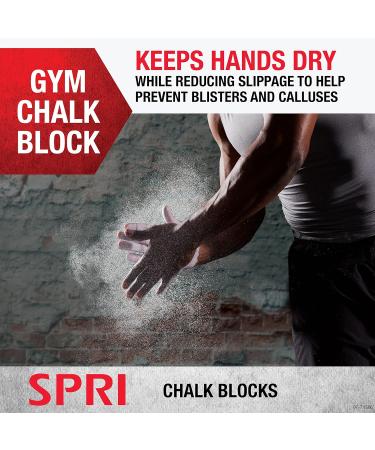 SPRI Chalk Block & Chalk Ball 2 oz (8-Pack) for Gymnastics, Climbing, Weightlifting & Billiards - Buy Online on GoSupps.com