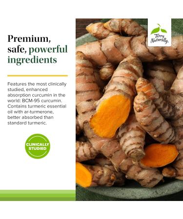 Terry Naturally Curamin - Curcumin Supplement for Circulation & Endorphin Support - Support for Occasional Discomfort - Aids Healthy Muscles - 21 Capsules - Buy Online on GoSupps.com