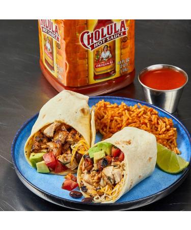 Cholula Authentic Mexican Hot Sauce Original 1.89L Red - Buy Online on GoSupps.com