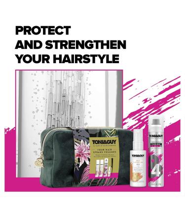 Toni&Guy Volume Styling Bag Collection Gift Set with Multipurpose Comb - 4 Piece Set for Her - Buy Online on GoSupps.com