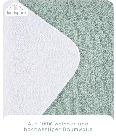 Buy Kindsgard Washcloths Vaskedag 12-Pack Mint - Soft Baby Essentials - 100% Cotton 20x20 cm - Perfect for Newborns - International Shipping Available - Buy Online on GoSupps.com