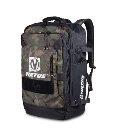 VIRTUE Gambler Backpack - Lightweight Expandable Gear Bag - 4400 CI Storage Capacity Reality Brush Camo