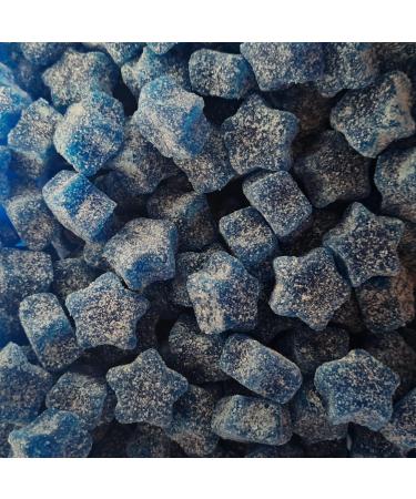 Taos Fizzy Blue Raspberry Stars Vegan Gummy Pick & Mix Sweets Kingsway 500g