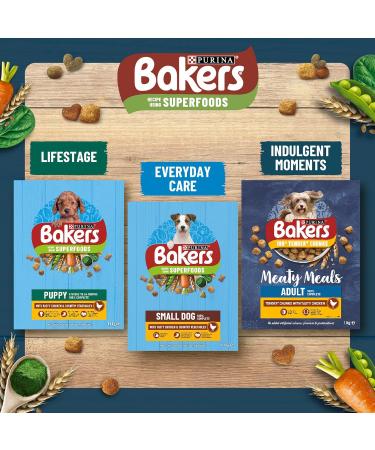 Bakers Puppy Chicken and Veg Dog Food 2.85kg (Pack of 4) - Buy Online on GoSupps.com