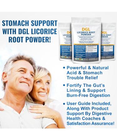 Advanced Acacia Fiber Powder Bundle 2.5 Ibs (40oz) Soluble Fiber Leaky Gut Repair Powder + DGL Licorice Supplement: Stomach Relief Leaky Gut Repair DGL Powder for Digestive Restoration Acid Relief - Buy Online on GoSupps.com