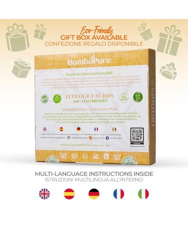 Sinutan Washable Slimming Pads | 16 Reusable Bamboo & Cotton Pads | Free Konjac Sponge & Laundry Net | Eco-Friendly Makeup Towels - Buy Online on GoSupps.com