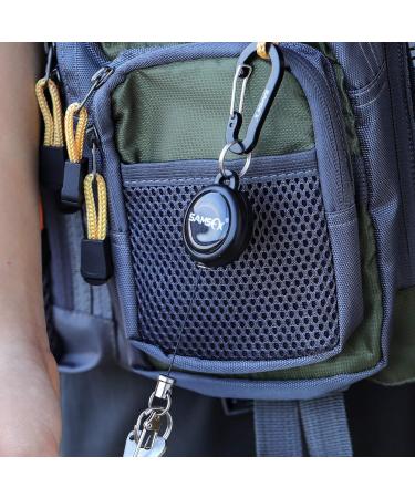 SAMSFX Fly Fishing Zinger Retractor Combo Pack - 3pcs Assortment with Carabiner and Retractors for Anglers Vest Tool Gear - 24 Nylon Cord - Buy Online on GoSupps.com
