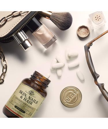 Solgar Skin, Nails & Hair Advanced MSM Formula - 60 Tablets for Healthy Beauty - Buy Online on GoSupps.com