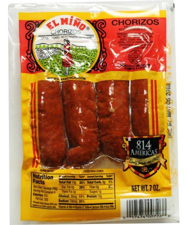 Chorizos El Mio . 4 Pack 7 oz