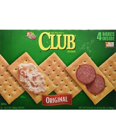 Keebler Original Club Crackers - 4 Pack, 13.7 oz. Boxes - Buy Online on GoSupps.com