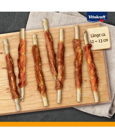 Vitastras Chicken Bonas XXL - Lean Chicken Couch Sticks Sugar & Grain-Free 200g (8 Pack) - Premium International Shipping - Buy Online on GoSupps.com