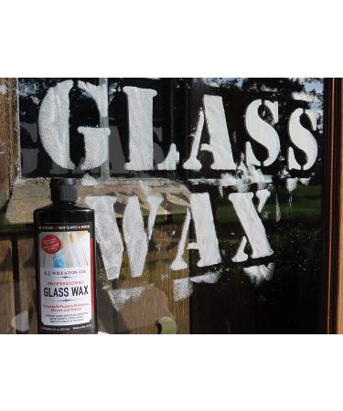 E.J. Wheaton Co. Glass Wax - Window, Mirror, and Metal Surface Polish - Chalk White Finish - Easy to Apply and Remove - Made in USA - Buy Online on GoSupps.com