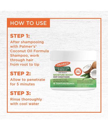Palmer's Coconut Oil Deep Hair Conditioner - 12 Fl Oz - Buy Online on GoSupps.com