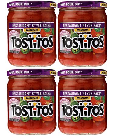 Tostitos Salsa Restaurant Style Salsa - Medium 440g Pack of 4