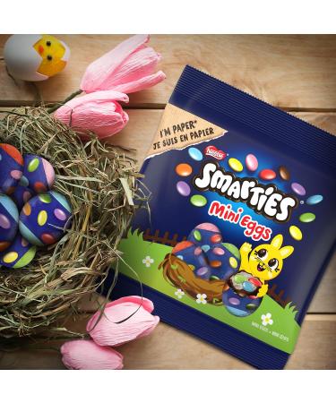 NESTL SMARTIES Mini Easter Chocolate Eggs in milk chocolate with creamy filling and colourful SMARTIES mini chocolates 1 piece (1 x 81 g) - Buy Online on GoSupps.com