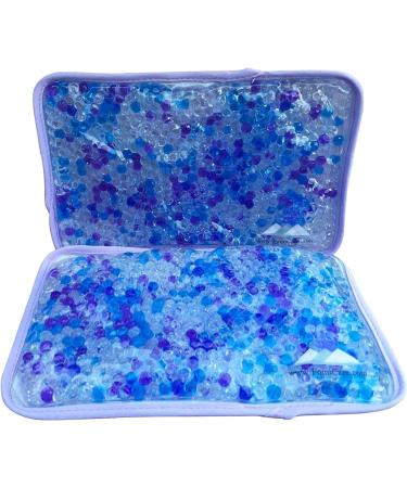 FOMI Care Hot and Cold Gel Bead Ice Pack (2-Pack) | Lavender Scented | Reusable and Versatile Cold Wrap & Heating Pad | Freezable and Microwavable | Fabric Backing | 7.5 x 4.5 Inches - Buy Online on GoSupps.com