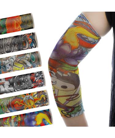 12-Piece Kids Tattoo Arm Sleeves Set - UV Sun Protection - Rich Patterns - Buy Online on GoSupps.com