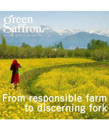 Green Saffron Indian Korma Curry Powder - Mild - 100% Natural Spices - Gluten Free - 3x25g Sachets - Buy Online on GoSupps.com