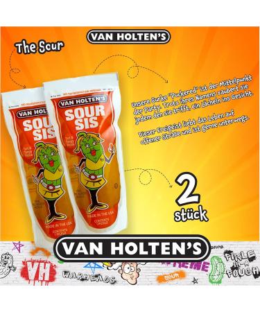 Van Fetched Pimple - Acidic Cucumber Pouch Set | 2x Sour Sis Pimple & 1x Big Papa Pickle (Pack of 3) - Delicious Sour Pimple Mix - Buy Online on GoSupps.com