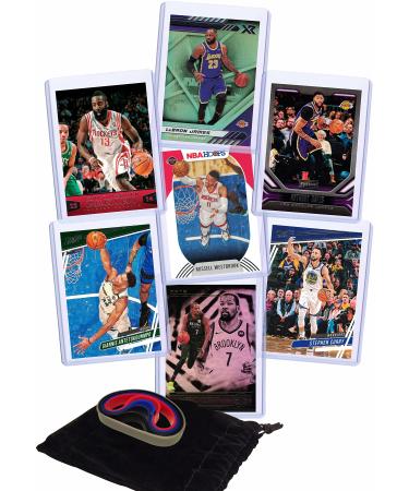 Basketball Cards: Stephen Curry, Lebron James, Giannis Antetokounmpo, Kevin Durant, James Harden, Russell Westbrook, Anthony Davis ASSORTED Card Gift Bundle