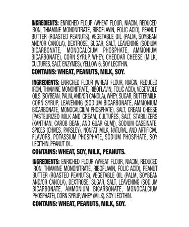 Lance Sandwich Crackers Variety Pack - 20 Individually Wrapped Packs, 6 Sandwiches Each (3 Flavors) - Buy Online on GoSupps.com