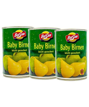 Buy Food-United Whole Baby Pears in Light Syrup - 2 Cans of 425g | Tender Summer Fruits from Spain - Buy Online on GoSupps.com