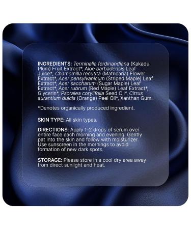 Even Glow - Organic Vitamin C Serum for Dark Spots on Face - Dark Spot Corrector Dark Spot Remover for Face & Body - with Kakadu Plum Extract Maple Leaf Extract Aloe Leaf Juice & More - 1 Fl Oz - Buy Online on GoSupps.com