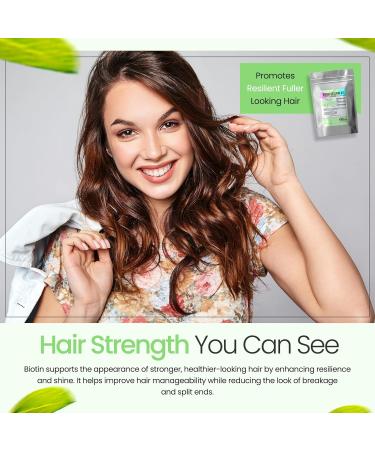 Biotin (Vitamin B7) Powder Vitamin B7 Powder for Hair Skin and Nail Health Biotin Vitamin Non-GMO Gluten-Free (8 Ounce / 226 Grams) 8 Ounce (Pack of 1) - Buy Online on GoSupps.com