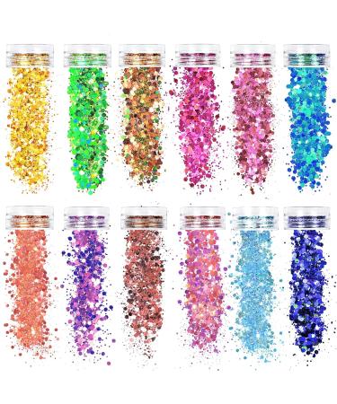  ALIIP Glitter Festival for the face 12 colors for face body nails eyes lips body accessories - Buy Online on GoSupps.com