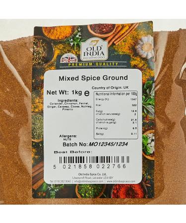 Old India Mixed Spice Ground 1kg - Premium Quality Blend for Authentic Cooking - Buy Online on GoSupps.com