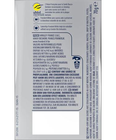 FREEDENT WHITE - Menthe Douce - 5 Paquets de 10 drag es de Chewing-Gum sans sucres (Lot de 6) - Buy Online on GoSupps.com
