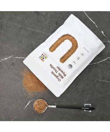 Organic Milk Thistle Powder - 1lb | Non-GMO, Gluten-Free, Vegan | Premium Seed Powder - 16oz - Buy Online on GoSupps.com
