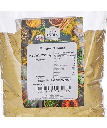 Old India Ginger Ground 750g - Premium Quality Spice - Pack of 1 - Buy Online on GoSupps.com