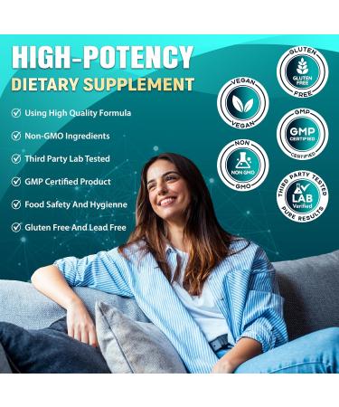 Organic Cadane Nicotinamide Riboside Supplement | with Rhodiola Rosea Ashwagandha Green Tea & More | Cellular Health & Vitality Support | Vegan Non-GMO 60 Capsules - Buy Online on GoSupps.com