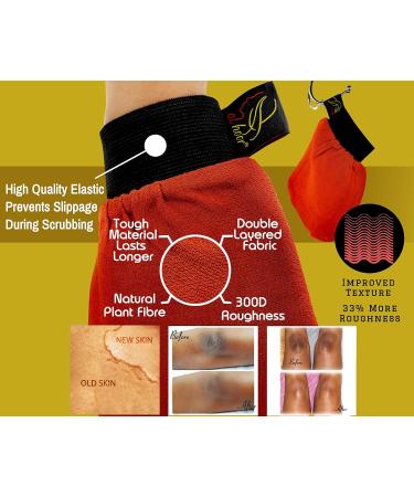 AL HOOR Moroccan Black Olive Soap Infused In Eucalyptus Oil + Kessa Glove - Deep Acne Cleansing & Dead Skin Cells Remover aromatic - Buy Online on GoSupps.com