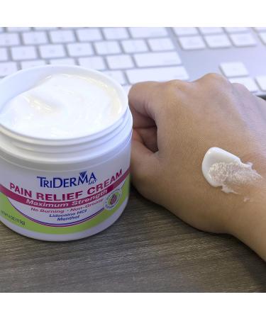 TriDerma Pain Relief Cream - 4 Ounces (2 Pack Bundle) - Buy Online on GoSupps.com